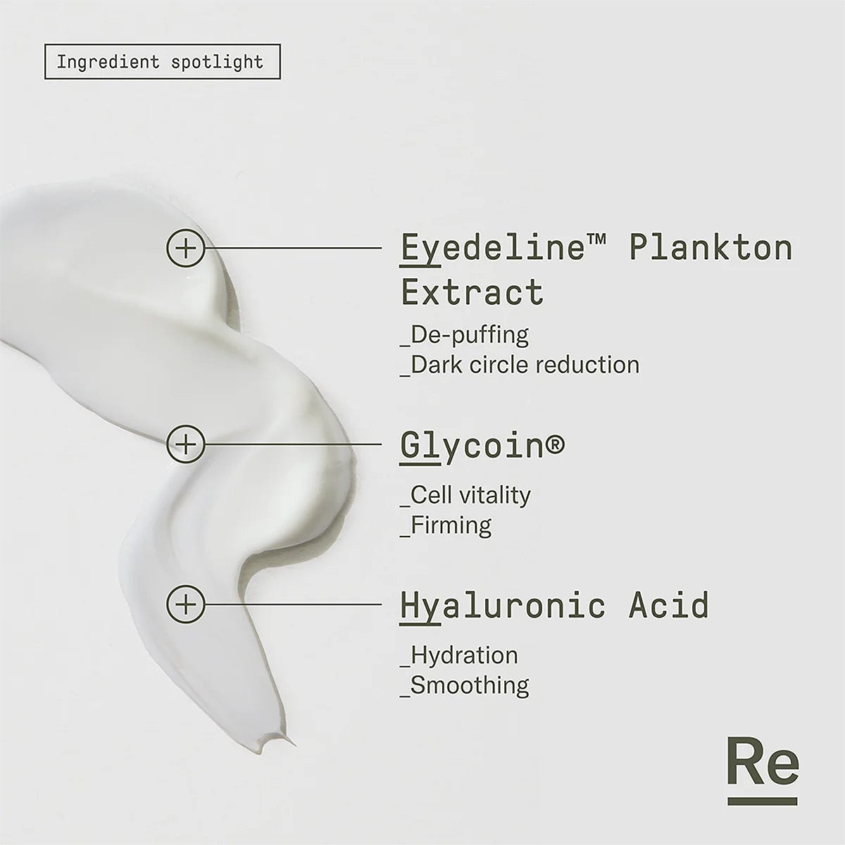Reoptimize eye cream
