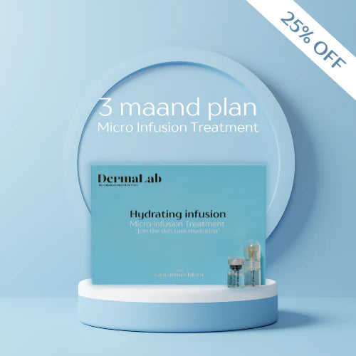 Hudrating infusion voor de huid en dan ook een drie maanden plan voorzien 