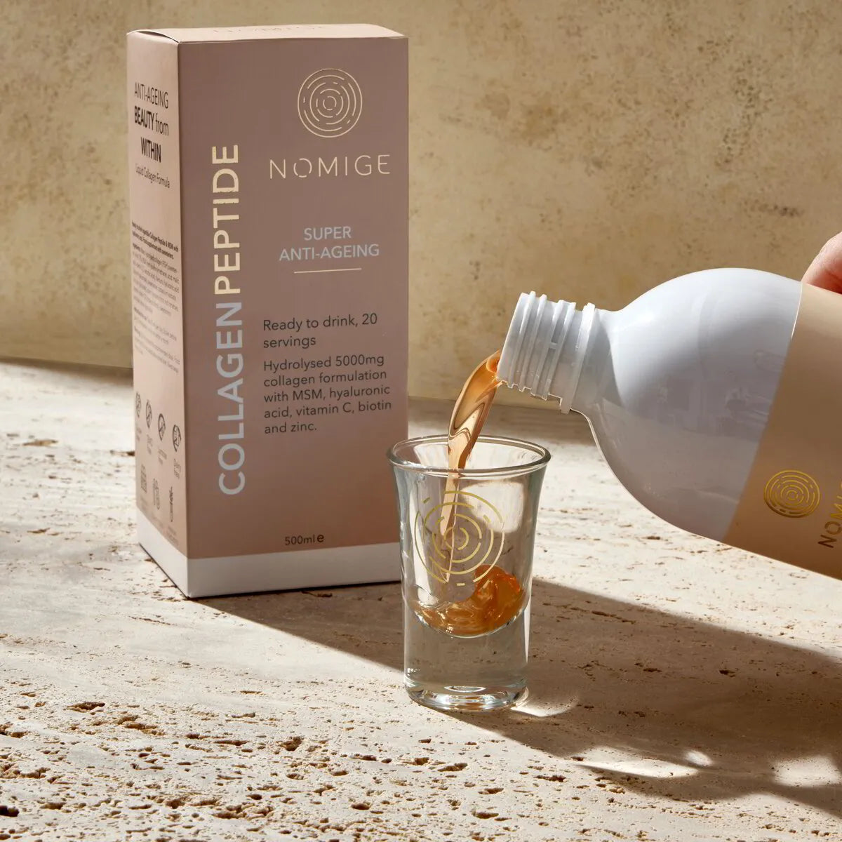 collageen peptide drank voor dagelijks gebruik