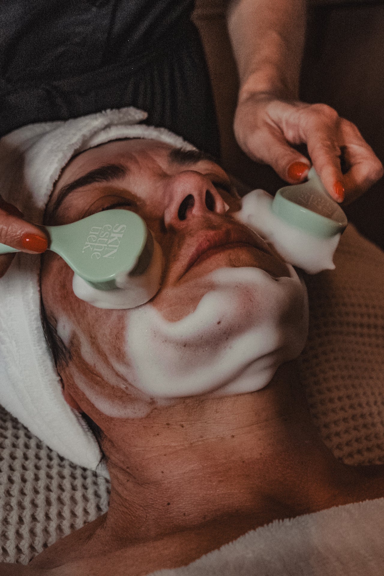 het reinigen van de huid 