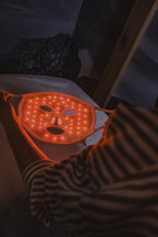 Facelite led masker met rood licht voor het gelaat voor thuisgebruik