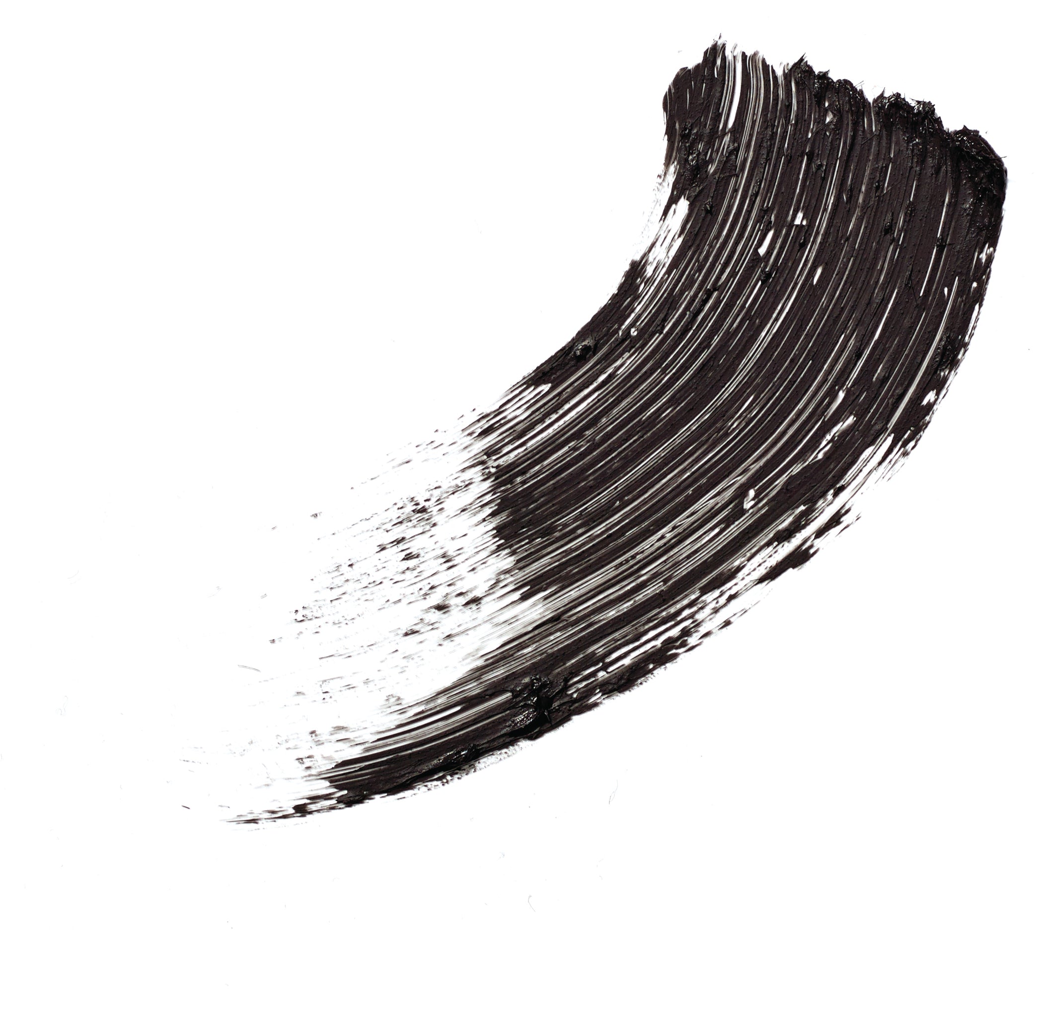 zwarte mascara swatch